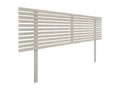 Domopure Recycled Wood Headboard, Japanese Style, with Legs, 150x115cm, Fits 150cm Beds - Beige Spikes IVQQ67795