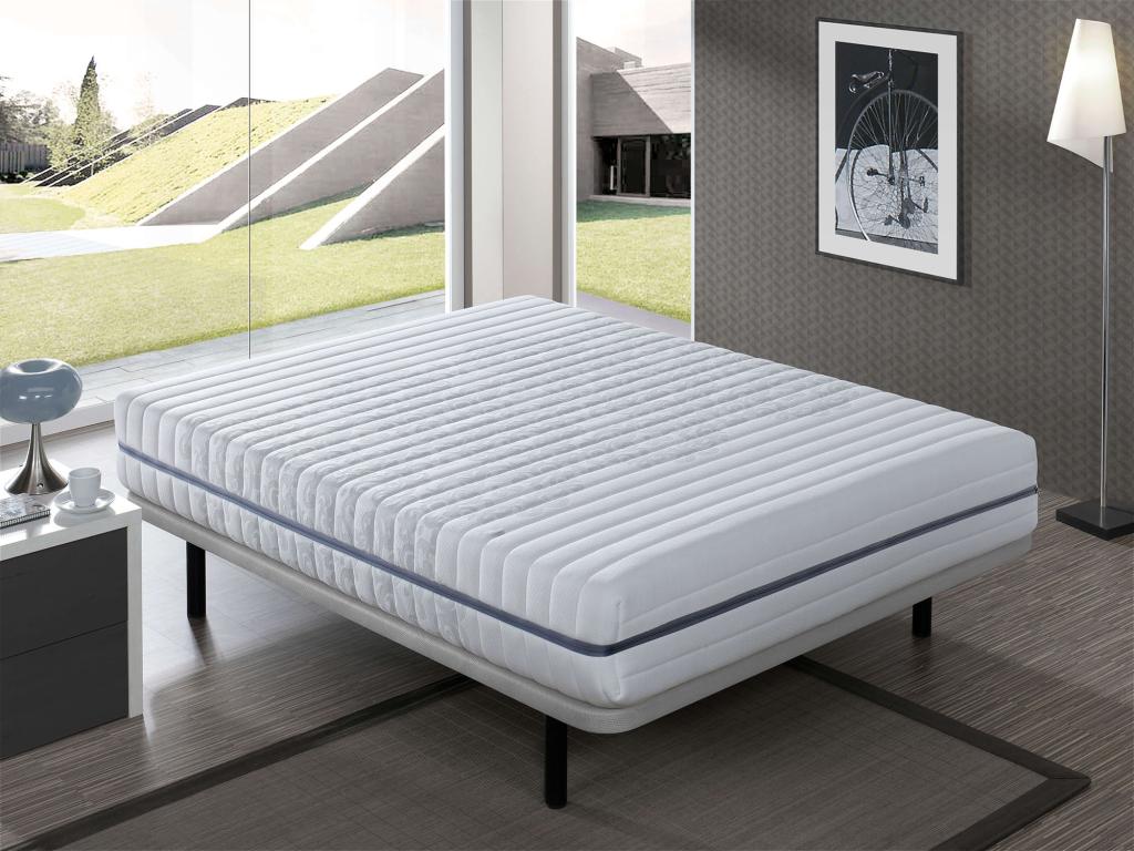 Pocket spring mattress 90x200 SPRING INTENSE 25 CM thick Adaptable 7 comfort zones - Removable cover PQIW66112