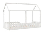 Children's bed frame in the shape of a house, 80x200cm, solid pine wood XPAF99310